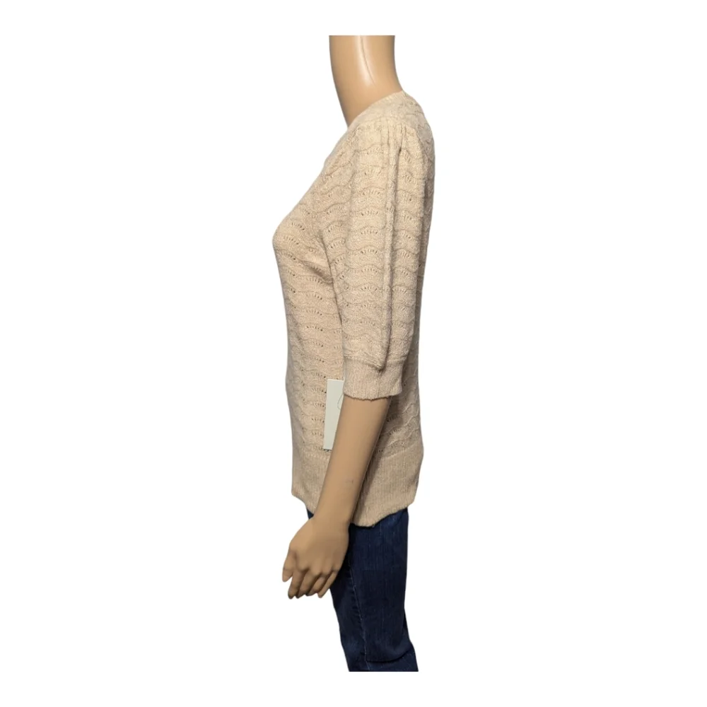 Joie Short Sleeve Knit Sweater M